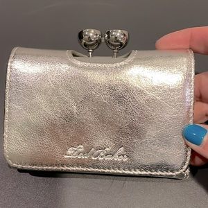 Ted Baker small silver wallet